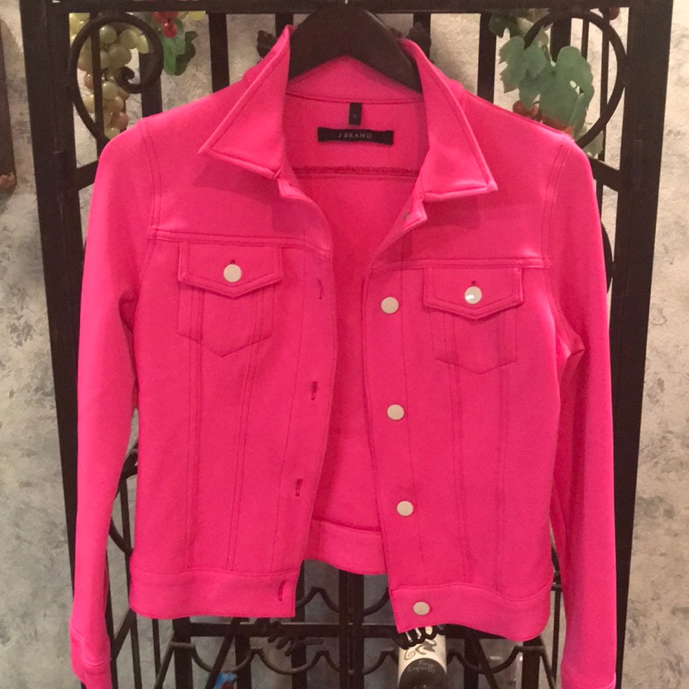 J BRAND BARBIE HOT PINK JACKET!!!!! Beautiful!!!